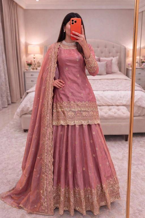 NEW Launching Designer SSC 708 Fandy Pink Bridal lehenga wholesale market in Kolkata